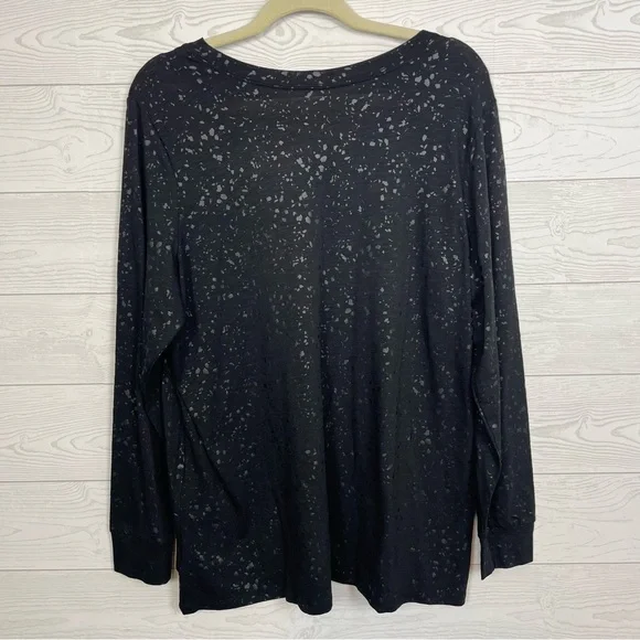 Torrid LoveSick Super Soft Slub Distressed Long Sleeve Top Size 1X - Picture 6 of 11